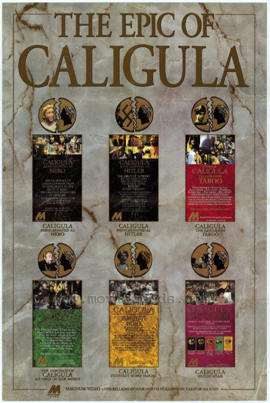 Epic of Caligula Movie Poster Print 27x40