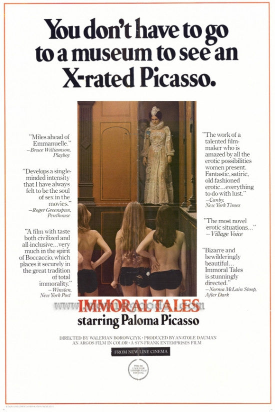 Immoral Tales Movie Poster Print (27x40) | Posterazzi