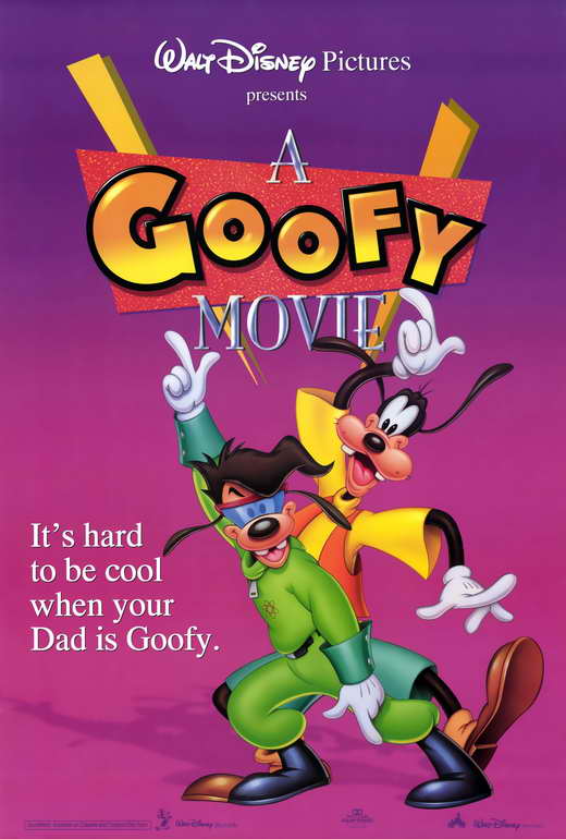 A Goofy Movie Poster Print featuring classic animation art.