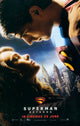 Superman Returns Movie Poster Print featuring iconic superhero imagery.