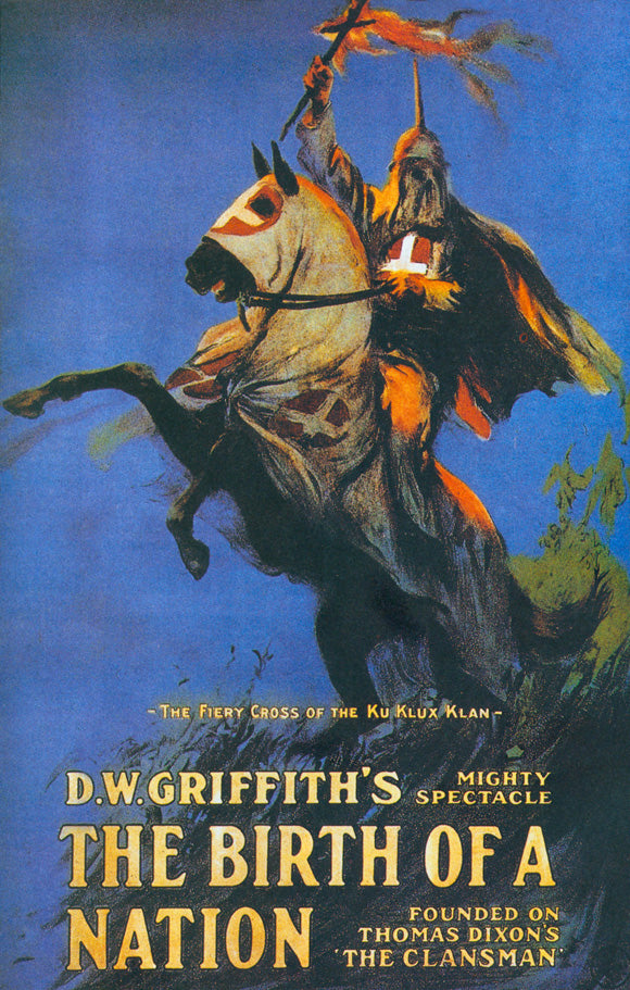 The Birth of a Nation Movie Poster Print, classic film artwork