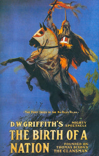 The Birth of a Nation Movie Poster Print, classic film artwork