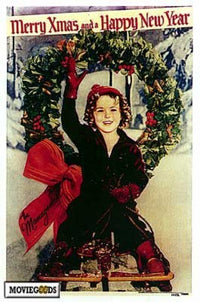 Shirley Temple Movie Poster Print showcasing the iconic film star.