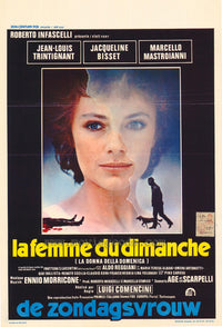 The Sunday Woman Movie Poster Print showcasing vibrant colors and cinematic themes.