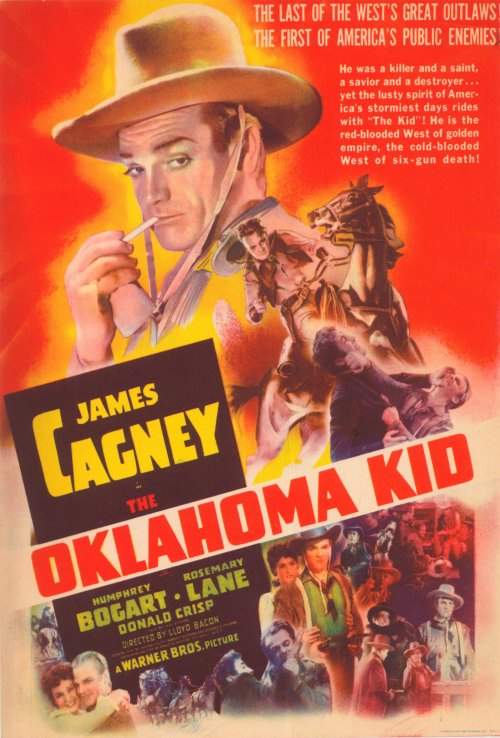 Oklahoma Kid Movie Poster Print showcasing classic film art.