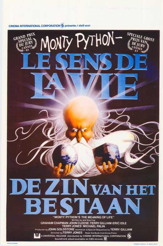 Monty Python's The Meaning of Life movie poster print