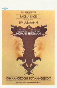 Face to Face Movie Poster Print showcasing classic film art.