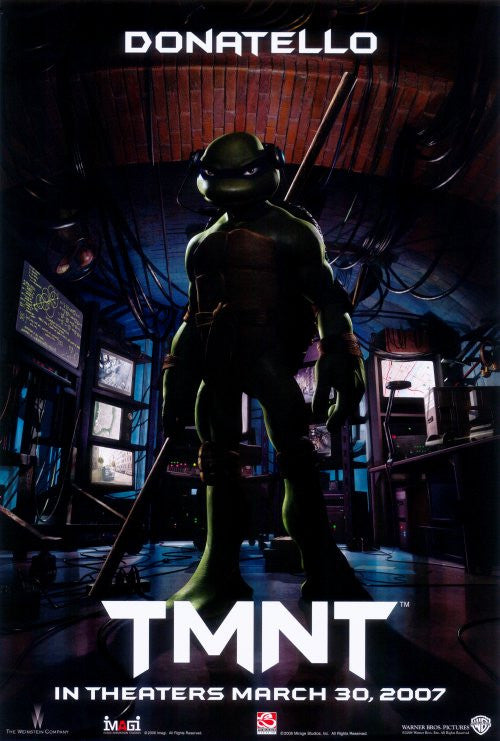 Teenage Mutant Ninja Turtles Movie Poster Print 27x40