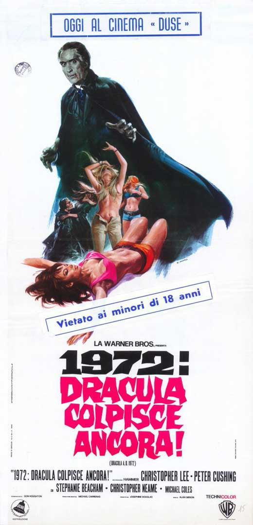 Dracula A.D. 1972 Movie Poster Print 11x17