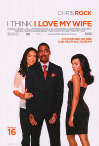 I Think I Love My Wife Movie Poster Print featuring romantic comedy imagery.