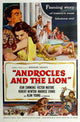 Androcles and the Lion Movie Poster Print showcasing courage and compassion.