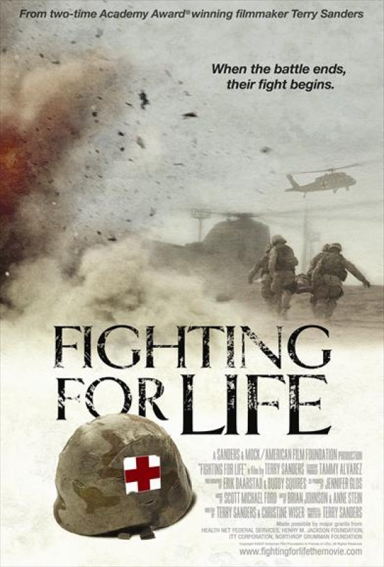 Fighting for Life Movie Poster Print showcasing vibrant imagery.