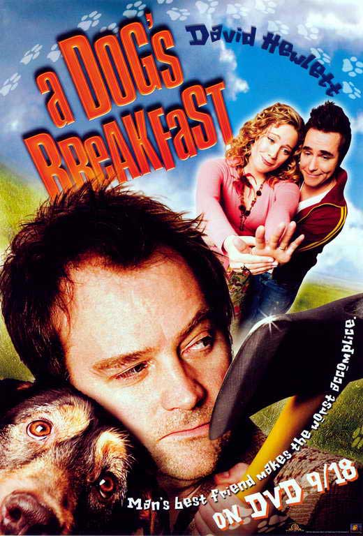 A Dog's Breakfast Movie Poster Print showcasing vibrant colors and whimsical design.