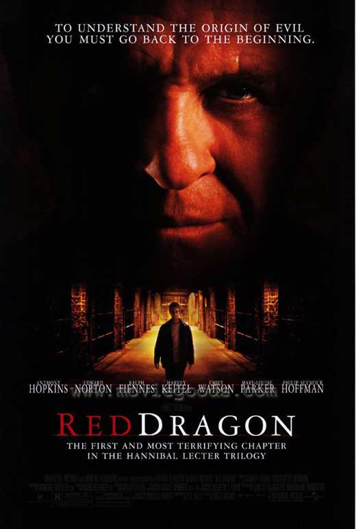 Red Dragon Movie Poster Print showcasing suspenseful artwork.