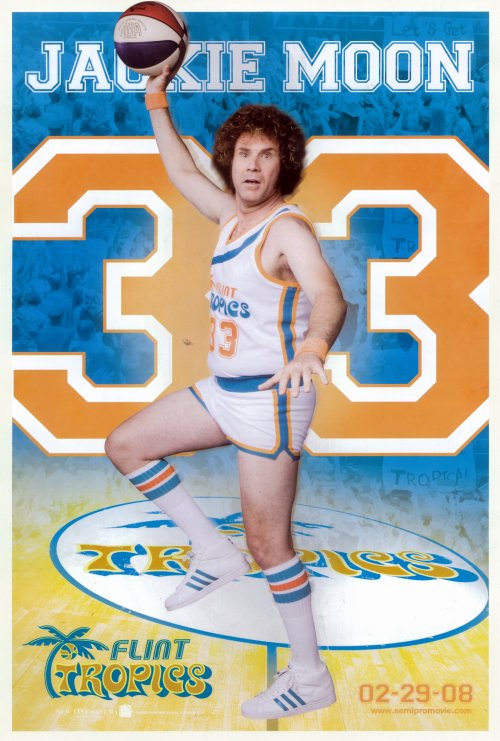 Semi-Pro Movie Poster Print featuring vibrant artwork.