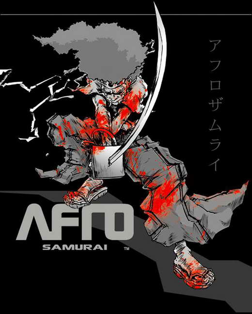Afro Samurai Movie Poster Print showcasing vibrant art
