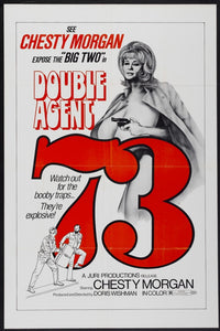 Double Agent 73 Movie Poster Print showcasing classic spy film art.
