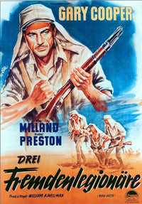 Beau Geste Movie Poster Print showcasing classic cinematic art.