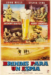 Desert Attack Movie Poster Print showcasing vibrant colors and action.
