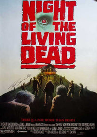 Night of the Living Dead Movie Poster Print featuring iconic horror imagery.