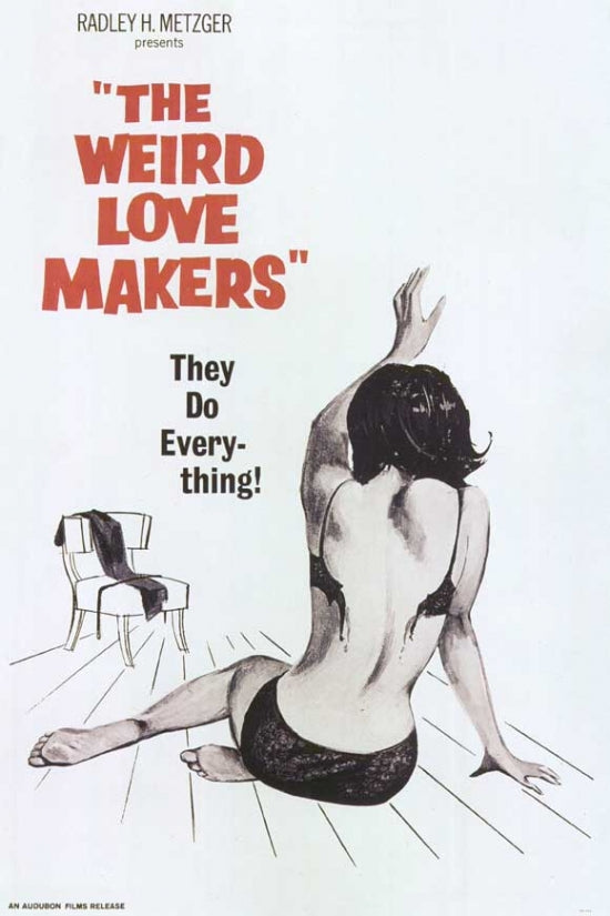 The Weird Love Makers Movie Poster Print featuring vibrant colors and unique design.