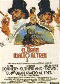 The Great Train Robbery Movie Poster Print showcasing vintage film art.