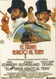 The Great Train Robbery Movie Poster Print showcasing vintage film art.
