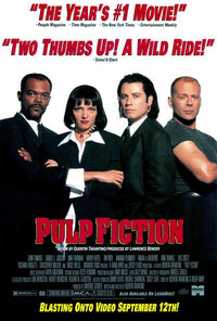 Pulp Fiction Movie Poster Print (27x40) | Pop Culture Graphics