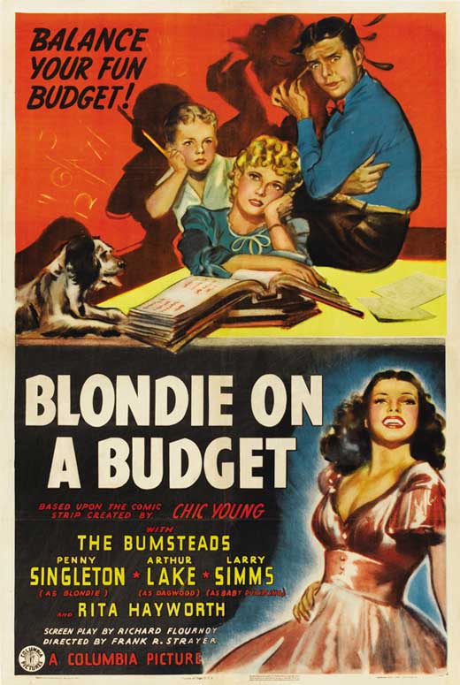 Blondie on a Budget Movie Poster Print