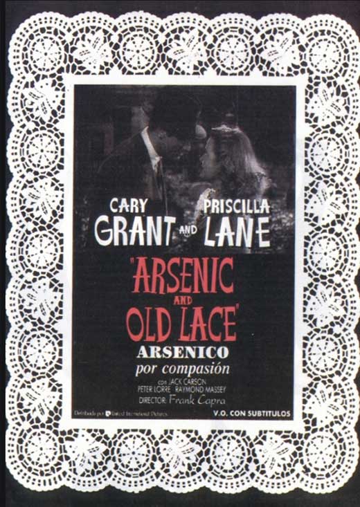 Arsenic and Old Lace Movie Poster Print showcasing classic film art
