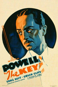 The Key Movie Poster Print showcasing mystery and intrigue