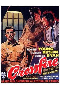 Crossfire Movie Poster Print showcasing cinematic artwork.