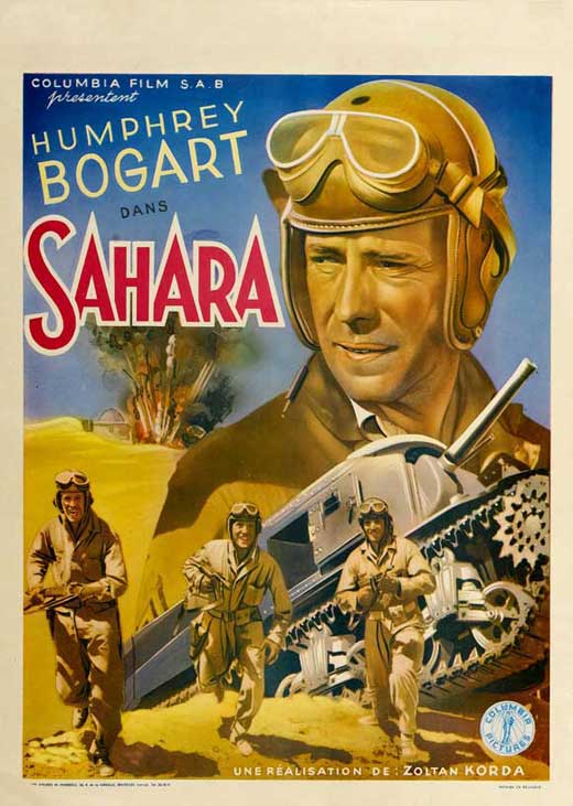 Sahara Movie Poster Print showcasing the adventurous desert theme.