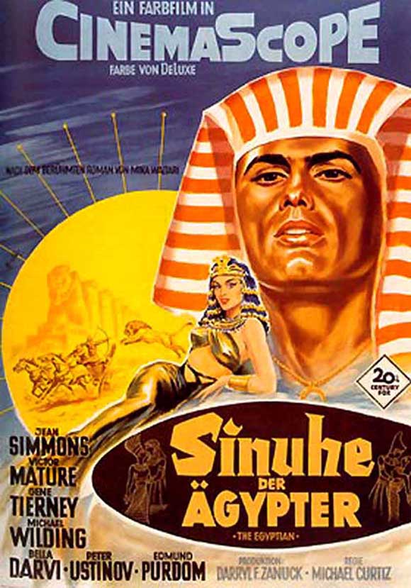 Egyptian Movie Poster Print showcasing vibrant colors and design.