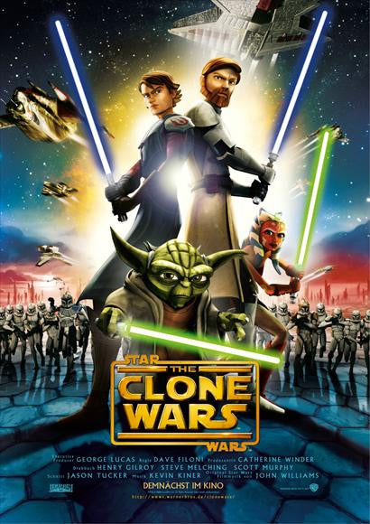 Star Wars: The Clone Wars Movie Poster Print (11x17)
