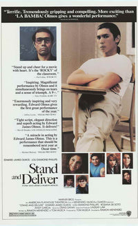 Stand and Deliver Movie Poster Print showcasing a classic film scene.