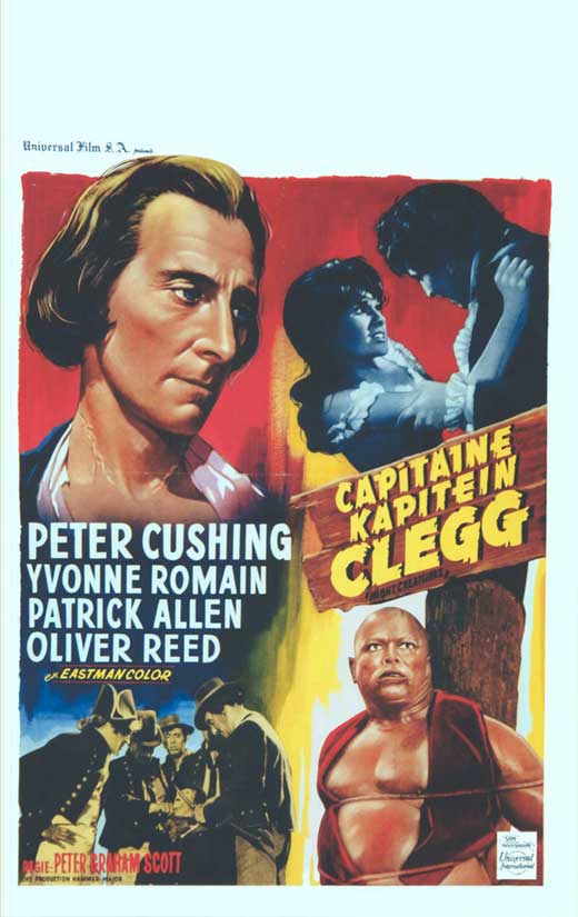 Captain Clegg Movie Poster Print featuring classic film design.