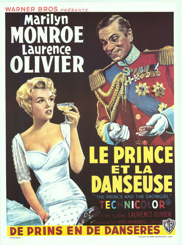 The Prince and the Showgirl movie poster print showcasing classic cinema art.