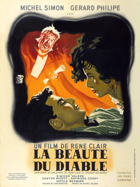 Beauty and the Devil Movie Poster Print featuring captivating visuals.