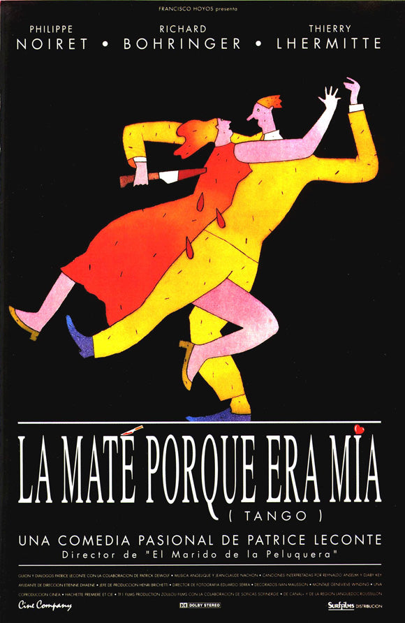 Tango Movie Poster Print showcasing vibrant dance imagery