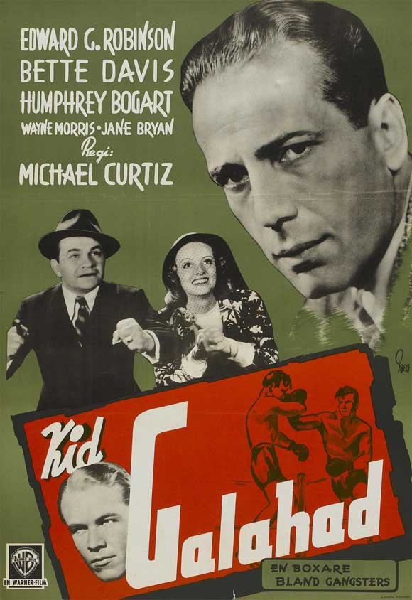 Kid Galahad Movie Poster Print showcasing classic film art.