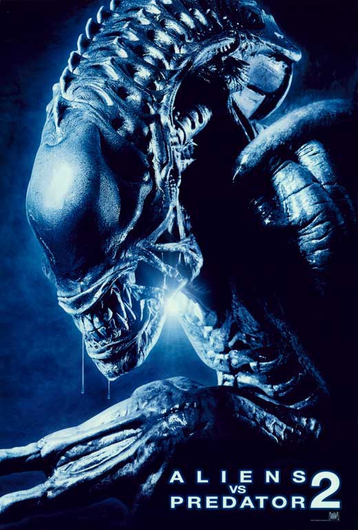 Aliens Vs. Predator: Requiem Movie Poster Print showcasing sci-fi action.