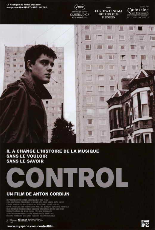 Control Movie Poster Print showcasing cinematic themes and artistic design.