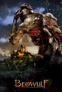 Beowulf Movie Poster Print showcasing striking imagery and bold design.