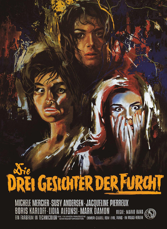 Black Sabbath Movie Poster Print featuring iconic rock imagery.
