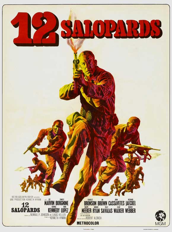 The Dirty Dozen Movie Poster Print, classic war film art
