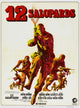 The Dirty Dozen Movie Poster Print, classic war film art