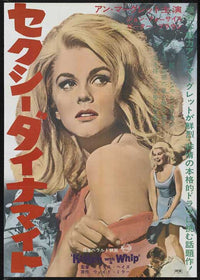 Kitten with a Whip Movie Poster Print showcasing vibrant colors and bold imagery.
