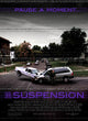 Suspension Movie Poster Print featuring dynamic design for movie enthusiasts.