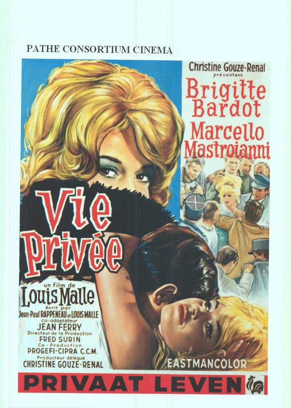A Very Private Affair Movie Poster Print showcasing vibrant imagery.